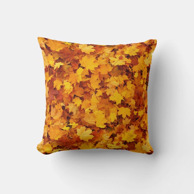 Coussin Motif Feuille d'Érable-25877 (Recto)