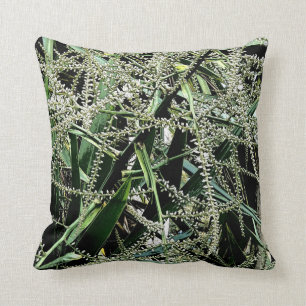 Coussin motif feuille no1.