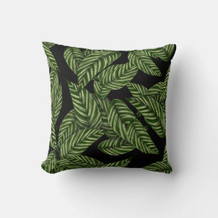 Coussin Motif Feuille tropical