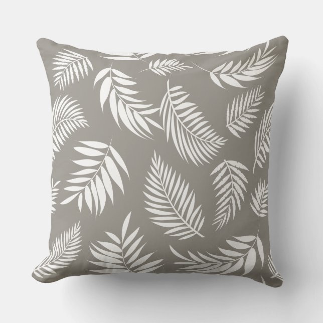 Coussin Motif Feuille tropical 9 (Recto)