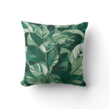 Motif Feuille vert moderne
