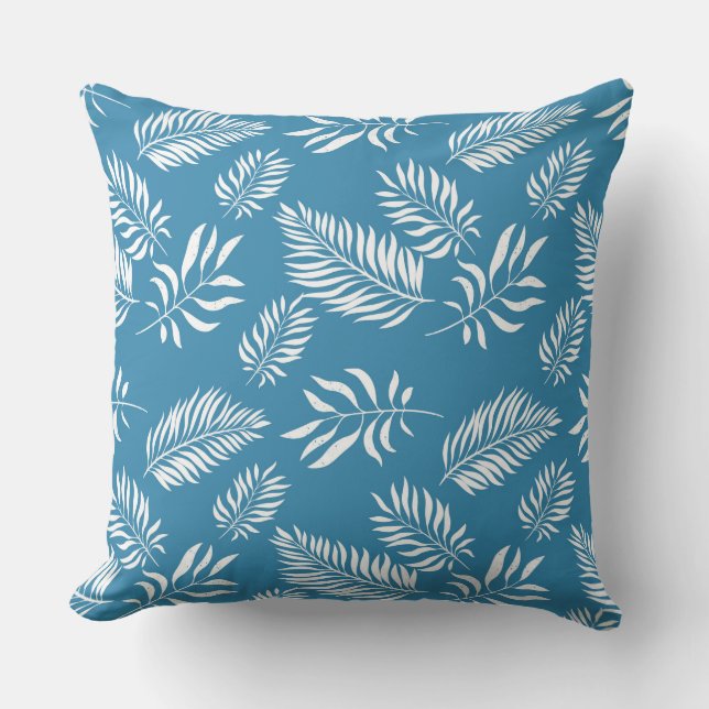 Coussin Motif Feuilles 13 (Recto)