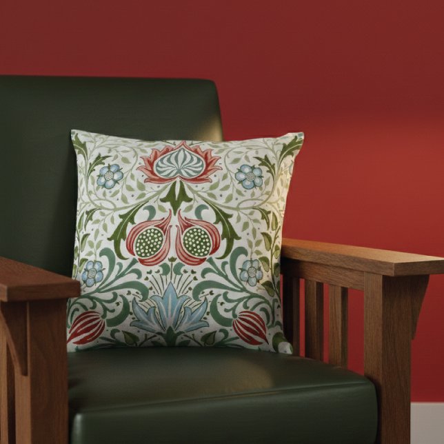 Coussin Motif Fleur Perse John Dearle (Créateur téléchargé)