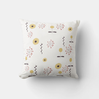Coussin Motif Fleur Sauvage Confortable