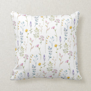 Coussin Motif Fleur sauvage mignon