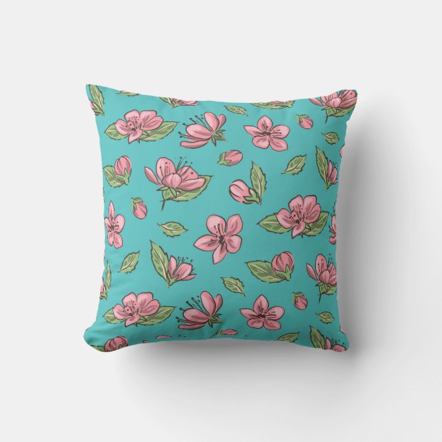 Coussin Motif floral (Recto)