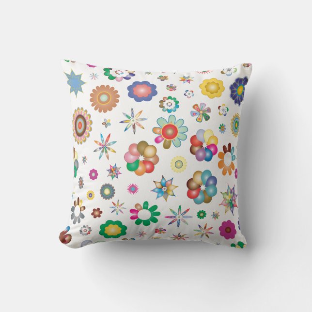Coussin Motif floral (Recto)