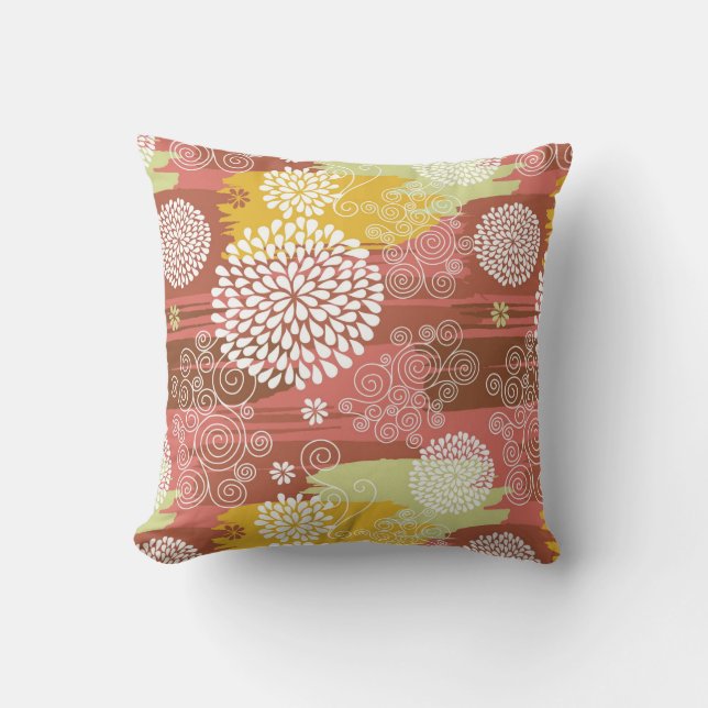 Coussin Motif floral 2 (Recto)