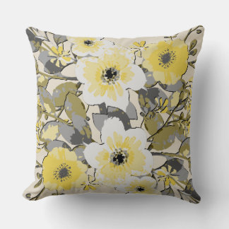 Coussin Motif floral aquarelle vintage #10