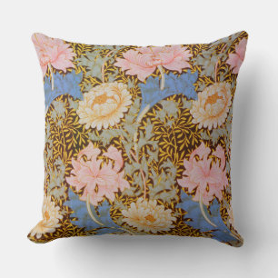 Coussin Motif floral audacieux par Wm Morris