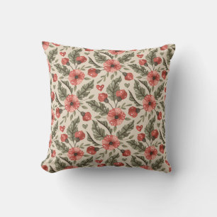 Coussin Motif floral bohème