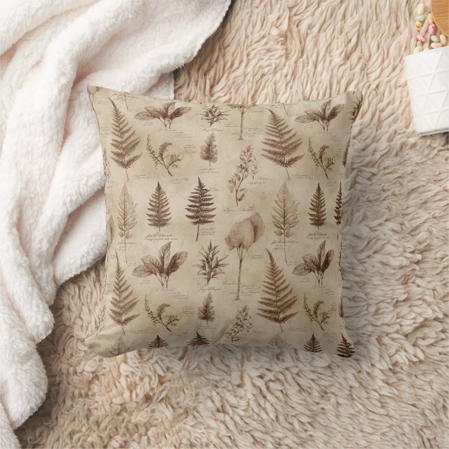 Coussin Motif floral botanique vintage (7) (Couverture)