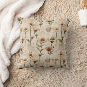 Coussin Motif floral botanique vintage (8)