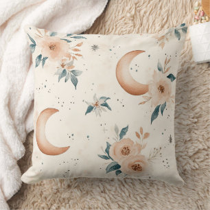 Coussin Motif floral céleste (1)