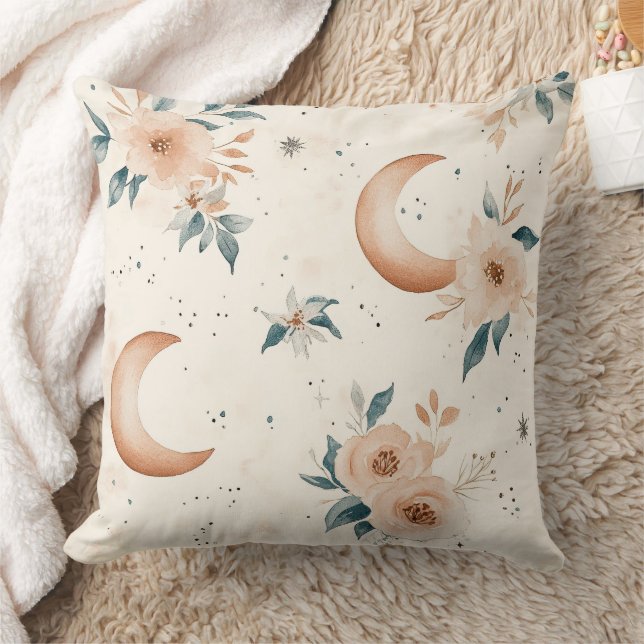 Coussin Motif floral céleste (1) (Couverture)