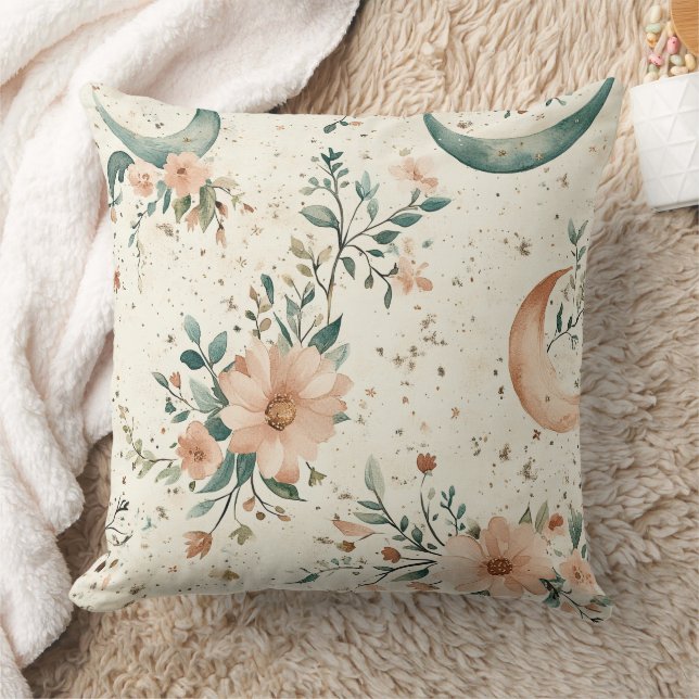Coussin Motif floral céleste (10) (Couverture)