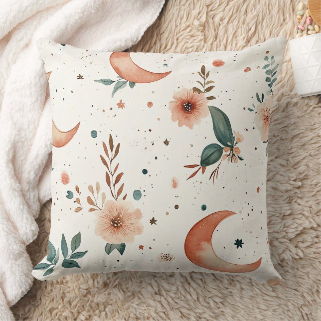 Coussin Motif floral céleste (2) (Couverture)