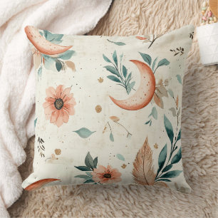 Coussin Motif floral céleste (4)