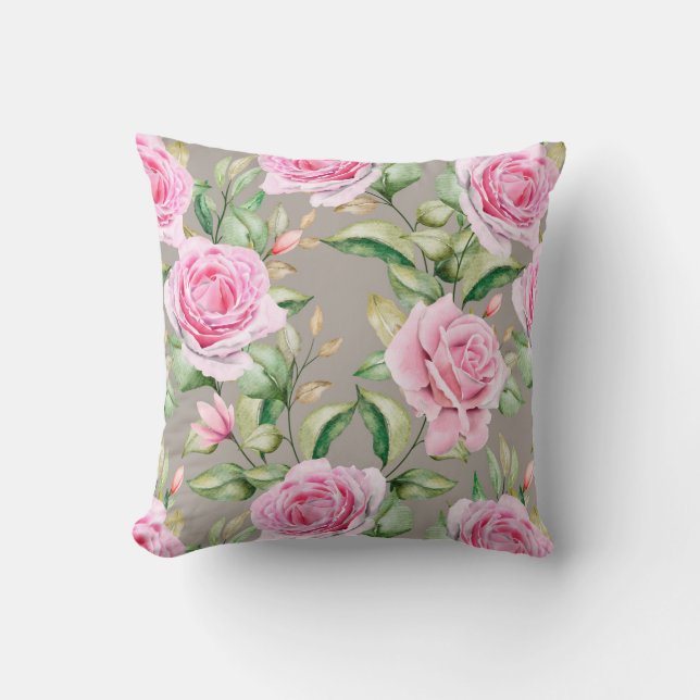 Coussin Motif Floral Classé Jeu d'oreiller (Recto)