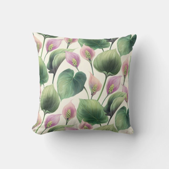 Coussin Motif Floral Classé Jeu d'oreiller (Recto)