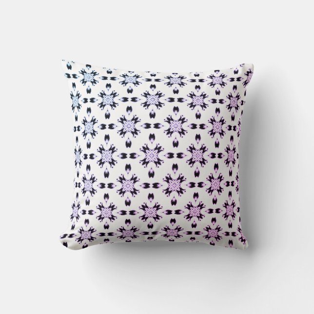 Coussin Motif floral coloré (Recto)