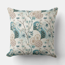 Motif floral de floraison de bambou japonais tradi