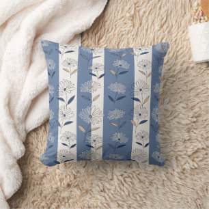 Coussin Motif floral de marguerite minimaliste (1)