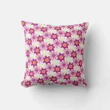 Motif floral décoratif Rose Violet Astra Moderne