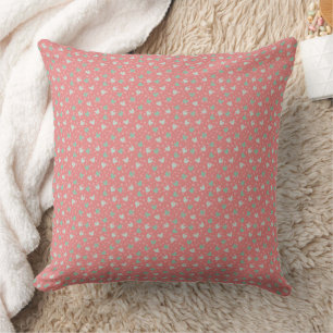 Coussin Motif floral délicat et petit à motif ditsy sans c