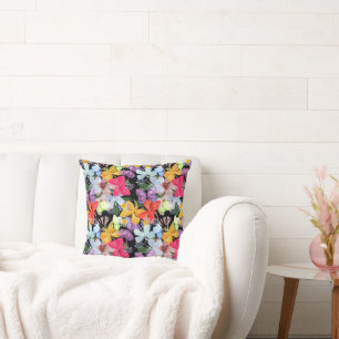 Coussin Motif floral dynamique