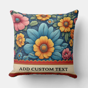 Coussin Motif floral élégant