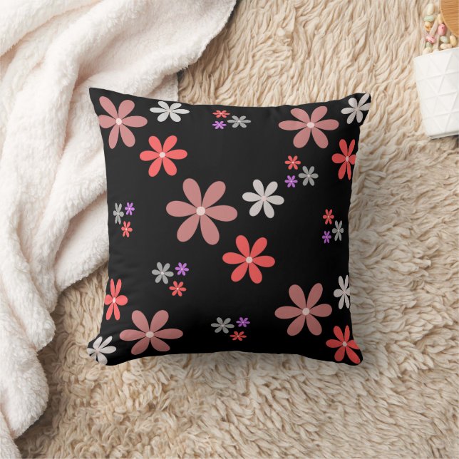 Coussin Motif Floral Gras Couvercle d'oreiller à lancer -  (Couverture)