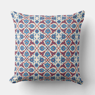 Coussin Motif floral Iznik