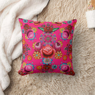 Coussin Motif floral japonais