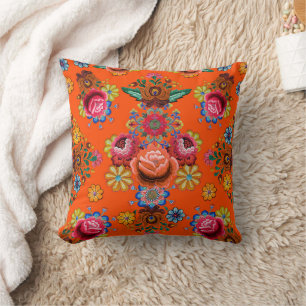 Coussin Motif floral japonais