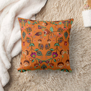 Coussin Motif floral japonais