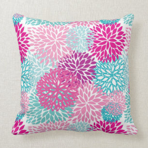 Coussin Motif floral lumineux 2