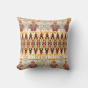 Coussin Motif floral mughien ethnique incomparable
