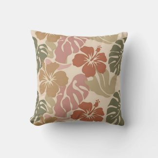 Coussin Motif floral sans couture – Design botanique éléga