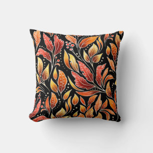 Coussin Motif floral sans soudure. Arrière - plan d'automn