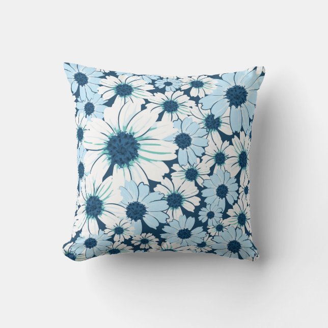 Coussin Motif floral sans soudure / textile de fleur, ab (Recto)