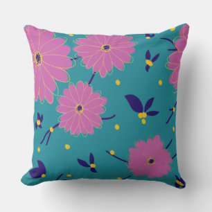 Coussin Motif floral souple et souple