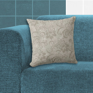 Coussin Motif floral vert Sage