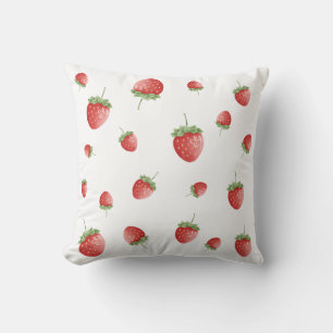 Coussin Motif fraise