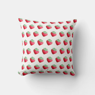 Coussin Motif fraise