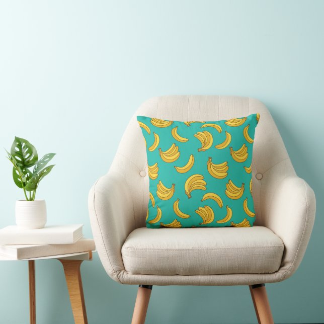 Coussin Motif Fruit Banana (Chaise)