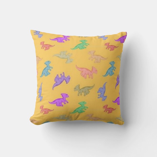 Coussin Motif Fun Dino (Recto)