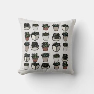 Coussin Motif funky plante Cactus