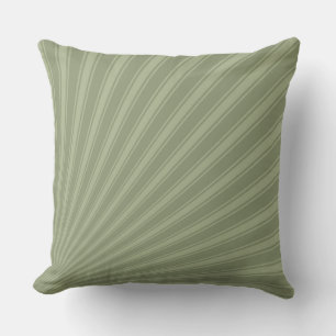 Coussin Motif funky rayure couleur artichaut