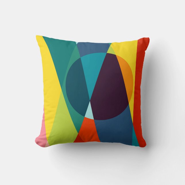 Coussin motif géométrique Abstrait (Recto)